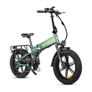 Vitilan V7 Electric Bike – 750W Folding Fat Tire E-Bike with Throttle