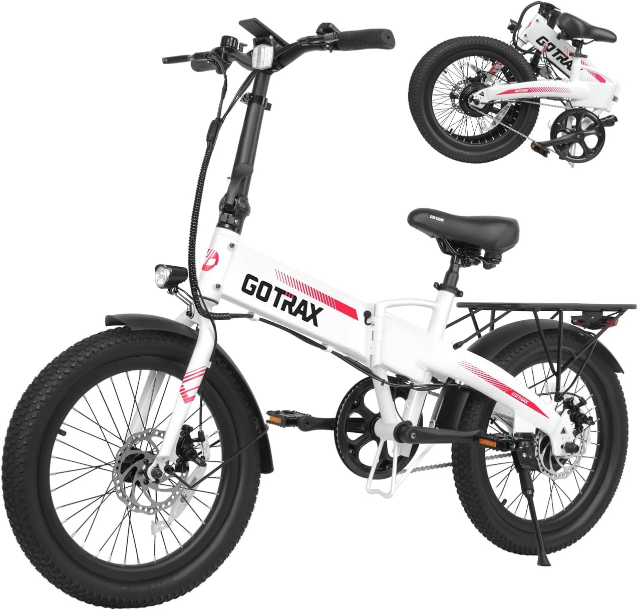 Gotrax R1 Folding Electric Bike – 20" Lightweight Commuter E-Bike