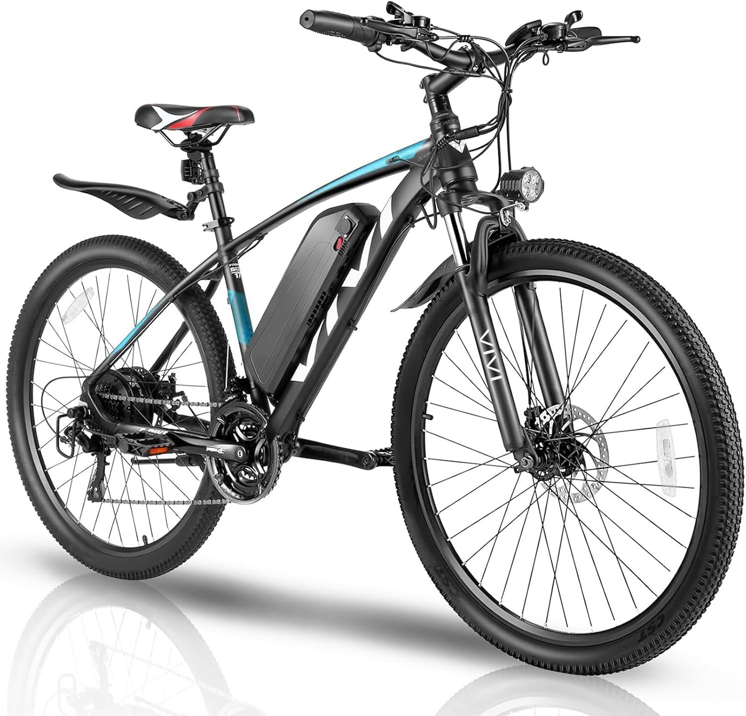 Vivi Electric Mountain Bike – 27.5" 500W E-Bike, Up to 50 Miles