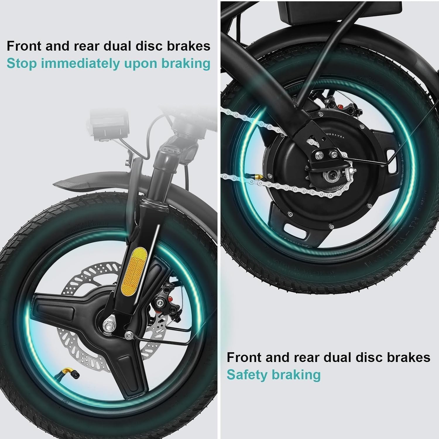 LELEKUAI Folding Electric Bike – 14" Compact Commuter E-Bike - Image 2