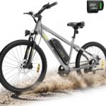 INVANTI Electric Mountain Bike – 26" 750W Commuter E-Bike