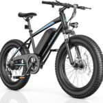 Wooken Fat Tire Electric Bike – 20"x4.0 Folding E-Bike for Adults