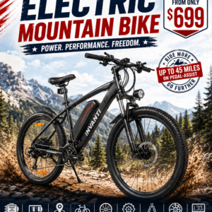 Buy INVANTI Electric Mountain Bike | 750W E-Bike – $699