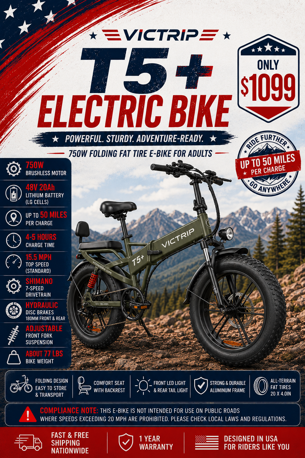 Buy Victrip T5+ Electric Bike
