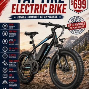 Buy Wooken Fat Tire Electric Bike