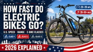 How Fast Do Electric Bikes Go? U.S. Speed, Range & E-Bike Classes Explained (2026)